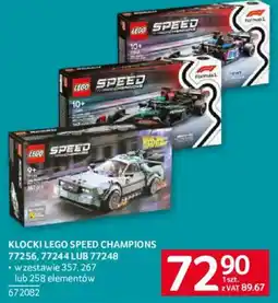 Selgros Klocki LEGO Speed Champions oferta