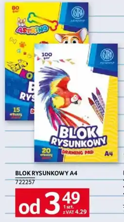 Selgros Blok Rysunkowy A4 oferta