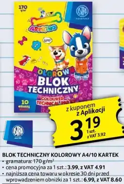 Selgros Blok Techniczny Kolorowy A4 oferta