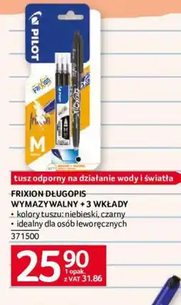 Selgros Frixion długopis wymazywalny + 3 wkłady oferta