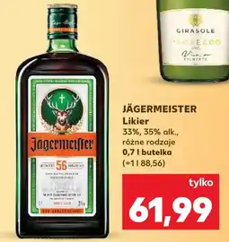 Kaufland Likier Jägermeister oferta