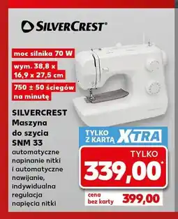 Kaufland Maszyna do szycia Silvercrest Snm 33 oferta