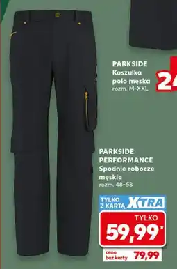 Kaufland Spodnie robocze męskie Parkside Performance oferta