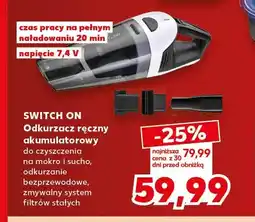 Kaufland Odkurzacz ręczny akumulatorowy Switch On oferta