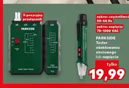 Kaufland Tester okablowania sieciowego Parkside oferta