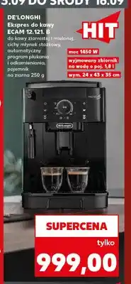 Kaufland Ekspres do kawy De'Longhi Ecam 12,121. B oferta