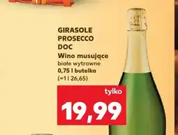 Kaufland Wino musujące białe wytrawne Girasole Prosecco DOC oferta