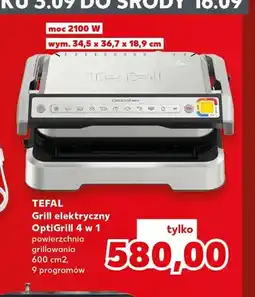 Kaufland Grill elektryczny Tefal OptiGrill 4 w 1 oferta