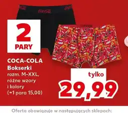 Kaufland Bokserki Coca-Cola 2-pak oferta