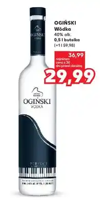 Kaufland Wódka Ogiński 40% oferta
