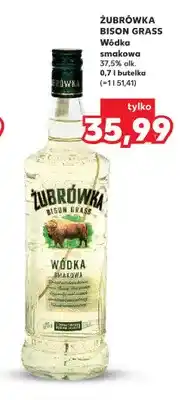 Kaufland Wódka smakowa Żubrówka Bison Grass oferta