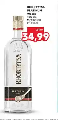 Kaufland Wódka Khortytsa Platinum oferta