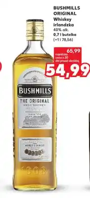 Kaufland Whiskey irlandzka Bushmills Original oferta