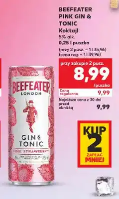 Kaufland Koktajl Beefeater Pink Gin & Tonic oferta