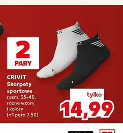 Kaufland Skarpety sportowe Crivit 2-pak oferta