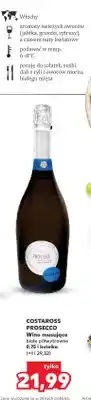 Kaufland Wino musujące białe półwytrawne Costaross Prosecco oferta