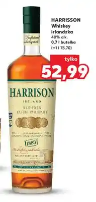 Kaufland Whiskey irlandzka Harrisson oferta