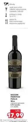 Kaufland Wino czerwone wytrawne Bacconi Primitivo Puglia oferta