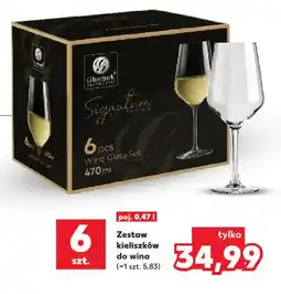 Kaufland Zestaw kieliszków do wina Glasmark Signature 470 ml 6-pak oferta