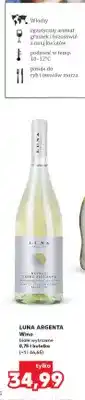 Kaufland Wino białe wytrawne Luna Argenta oferta