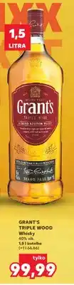 Kaufland Whisky Grant's Triple Wood oferta