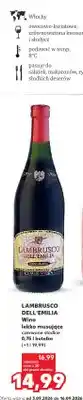 Kaufland Wino musujące lekko czerwone słodkie Lambrusco dell'Emilia Corte Viola oferta
