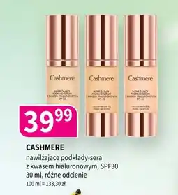 Drogerie Polskie Podkład-serum nawilżające Cashmere z kwasem hialuronowym SPF30 oferta