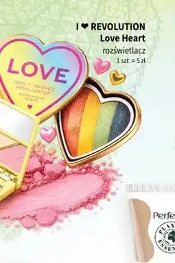 Drogerie Polskie Rozświetlacz I ♥ Revolution Love Heart oferta