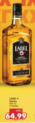 Kaufland Whisky Label 5 oferta