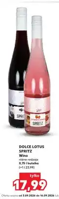 Kaufland Wino musujące Dolce Lotus Berries Spritz oferta