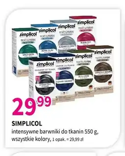 Drogerie Polskie Intensywny barwnik do tkanin Simplicol oferta