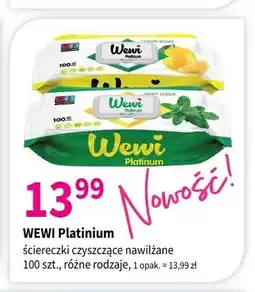 Drogerie Polskie Ściereczki czyszczące nawilżane Wewi Platinium oferta