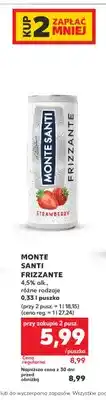 Kaufland Wino musujące Monte Santi Frizzante Strawberry oferta