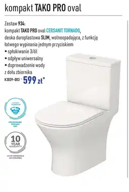 Cersanit Kompakt wc Tornado oferta
