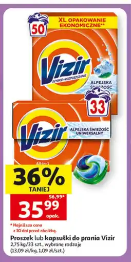 Auchan Kapsułki do prania Vizir oferta
