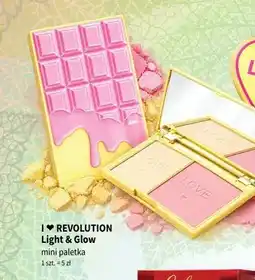 Drogerie Polskie Mini paletka I ♥ Revolution Light & Glow oferta