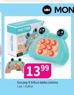 Drogerie Polskie Gra pop it klikuś żabka zielona Montessa oferta