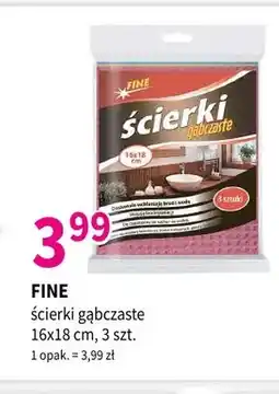 Drogerie Polskie Ścierki gąbczaste Fine 16x18 cm oferta