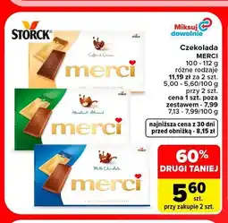 Carrefour Czekolada Merci Coffee & Cream oferta