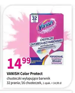 Drogerie Polskie Chusteczki wyłapujące barwnik Vanish Color Protect oferta