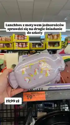 Biedronka Lunchbox Smukee z motywem jednorożców oferta
