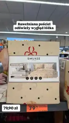 Biedronka Pościel bawełniana dwustronna Smukee Home 220x200 cm oferta