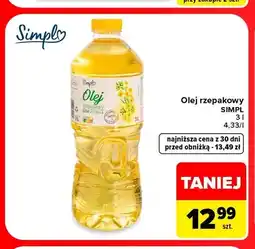 Carrefour Olej rzepakowy Simpl oferta