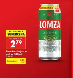 Biedronka Piwo Łomża oferta