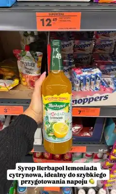 Biedronka Syrop Herbapol Lemoniada cytrynowa oferta