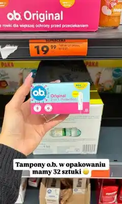 Biedronka Tampony o.b. Original Normal oferta
