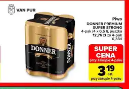 Carrefour Piwo Donner Premium Super Strong 4-pak oferta