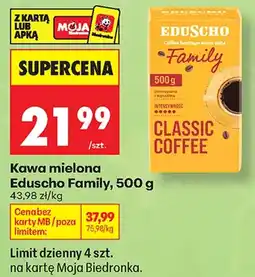 Biedronka Kawa mielona Eduscho oferta
