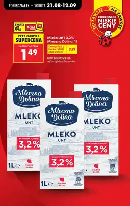 Biedronka Mleko Mleczna Dolina oferta