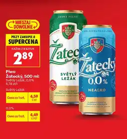Biedronka Piwo bezalkoholowe Zatecky oferta